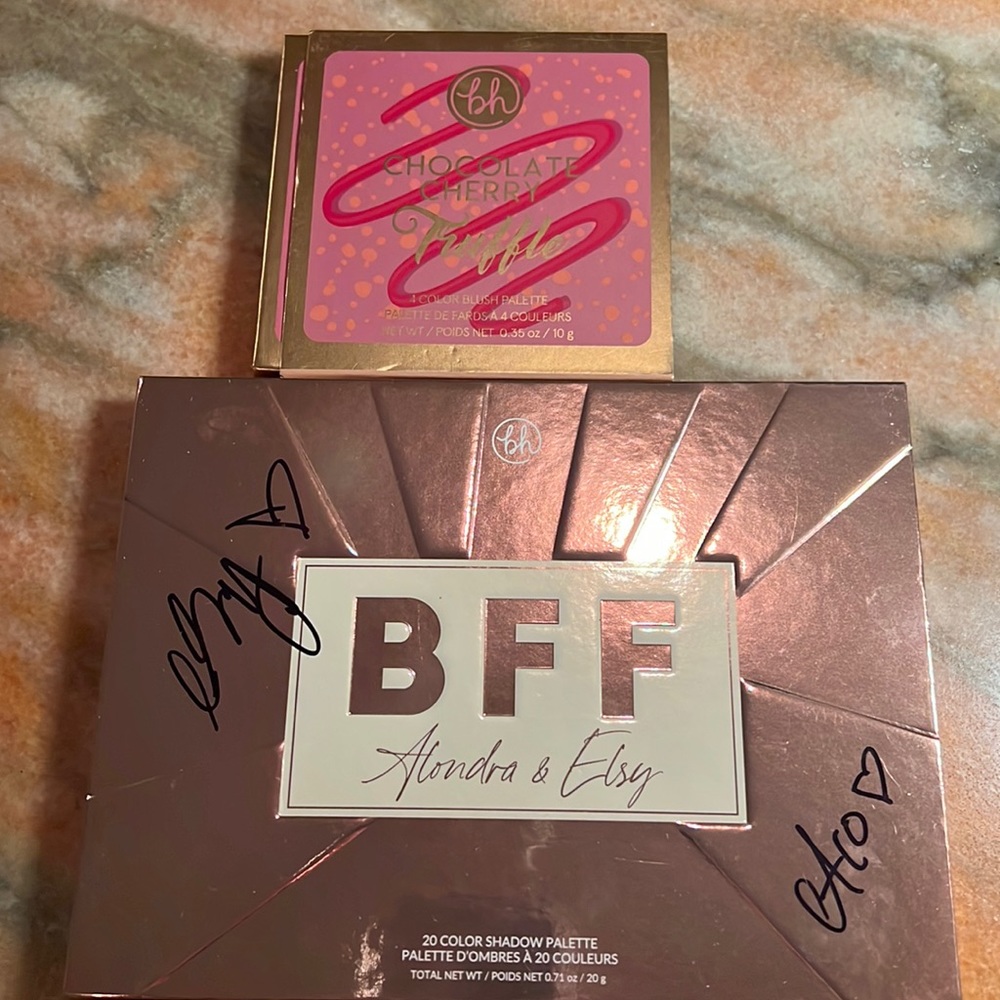 BH COSMETICS “Chocolate Cherry Truffle” & “BFF Alondra & Elsy” palette